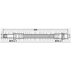 BBH7494 BORG & BECK Тормозной шланг