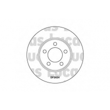 DF2624 TRW Тормозной диск