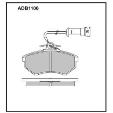 ADB1106 Allied Nippon Тормозные колодки