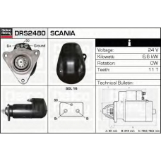 DRS2480 DELCO REMY Стартер