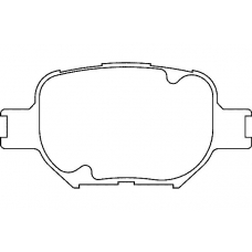 23526 175  0 4 T4136 TEXTAR Колодки тормозные