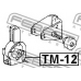 TM-12 FEBEST Подвеска, двигатель