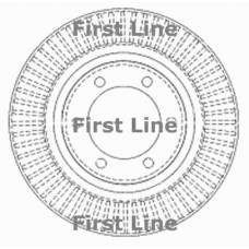 FBD1557 FIRST LINE Тормозной диск