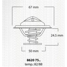 8620 7588 TRISCAN Термостат, охлаждающая жидкость