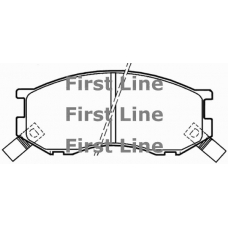 FBP1325 FIRST LINE Комплект тормозных колодок, дисковый тормоз