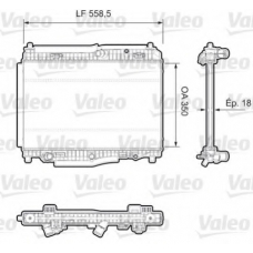 735379 VALEO Радиатор, охлаждение двигателя