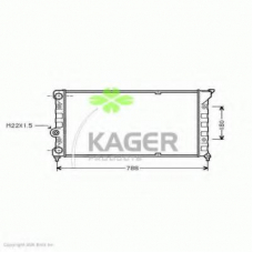 31-2841 KAGER Радиатор, охлаждение двигателя