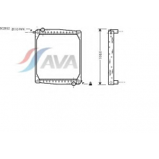 SC2012 AVA Радиатор, охлаждение двигателя