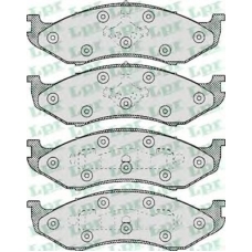 05P459 LPR Комплект тормозных колодок, дисковый тормоз