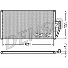 DCN05021 DENSO Конденсатор, кондиционер