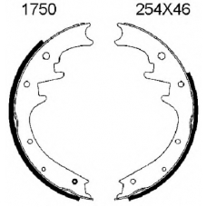 01750 BSF Комплект тормозных колодок