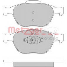 1170241 METZGER Комплект тормозных колодок, дисковый тормоз
