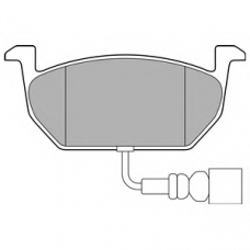 LP3146 DELPHI Комплект тормозных колодок, дисковый тормоз