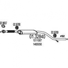 01.32840 MTS Средний глушитель выхлопных газов