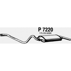 P7220 FENNO Глушитель выхлопных газов конечный