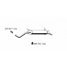 530002 ERNST Глушитель выхлопных газов конечный