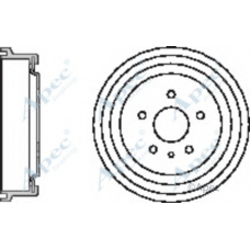 DRM9939 APEC Тормозной барабан