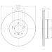 MDC1777 MINTEX Тормозной диск