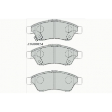 J3608024 NIPPARTS Комплект тормозных колодок, дисковый тормоз