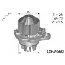 LDWP0653 TRW Водяной насос