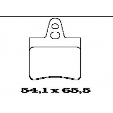 BL1098A1 FTE Комплект тормозных колодок, дисковый тормоз