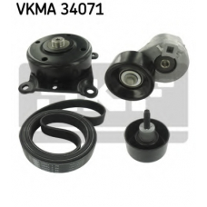 VKMA 34071 SKF Поликлиновой ременный комплект