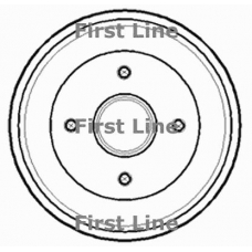 FBR923 FIRST LINE Тормозной барабан