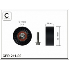 211-00 CAFFARO Паразитный / ведущий ролик, поликлиновой ремень