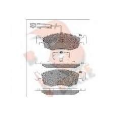 RB2033 R BRAKE Комплект тормозных колодок, дисковый тормоз