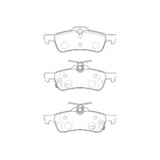 WBP24574A WAGNER LOCKHEED Комплект тормозных колодок, дисковый тормоз