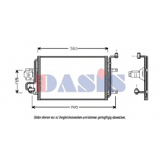 482040T AKS DASIS Конденсатор, кондиционер