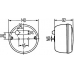 2ZR 001 423-001 HELLA Фара заднего хода