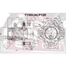 TYWH-NCP13R ASVA Ступица колеса