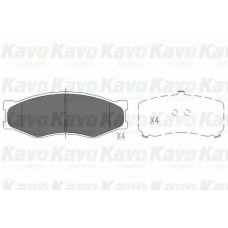 KBP-6522 KAVO PARTS Комплект тормозных колодок, дисковый тормоз