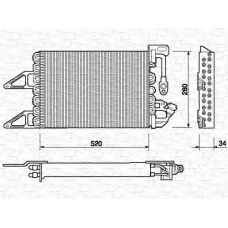 350203140000 MAGNETI MARELLI Конденсатор, кондиционер