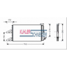 2121801 KUHLER SCHNEIDER Конденсатор, кондиционер