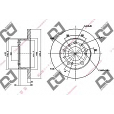 BD1467 DJ PARTS Тормозной диск