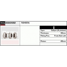 DC82692 DELCO REMY Тормозной суппорт