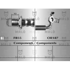 80648 Malo Тормозной шланг