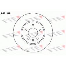 BS7149B FTE Тормозной диск