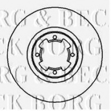 BBD4014 BORG & BECK Тормозной диск
