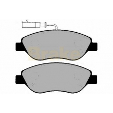 PA1308 BRAKE ENGINEERING Комплект тормозных колодок, дисковый тормоз