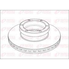 NCA1004.20 REMSA Тормозной диск