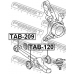 TAB-120 FEBEST Подвеска, рычаг независимой подвески колеса