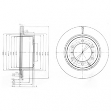 BG4014 DELPHI Тормозной диск