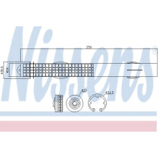 95467 NISSENS Осушитель, кондиционер