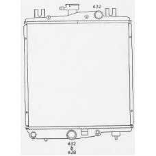 0100771 BEHR Radiator