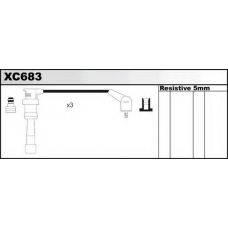 XC683 QUINTON HAZELL Комплект проводов зажигания