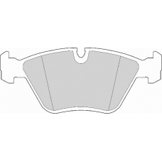 FD6279A NECTO Комплект тормозных колодок, дисковый тормоз