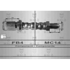 8315 Malo Тормозной шланг